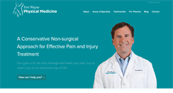 Desktop Screenshot of fortwaynephysicalmedicine.com